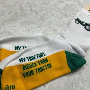 Tractor Theme Socks